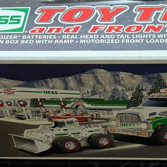 HESS 2008 LTD EDITION TOY TRUCK AND FRONT LOADER NIB; NEVER OPENED - Picture 4 of 4